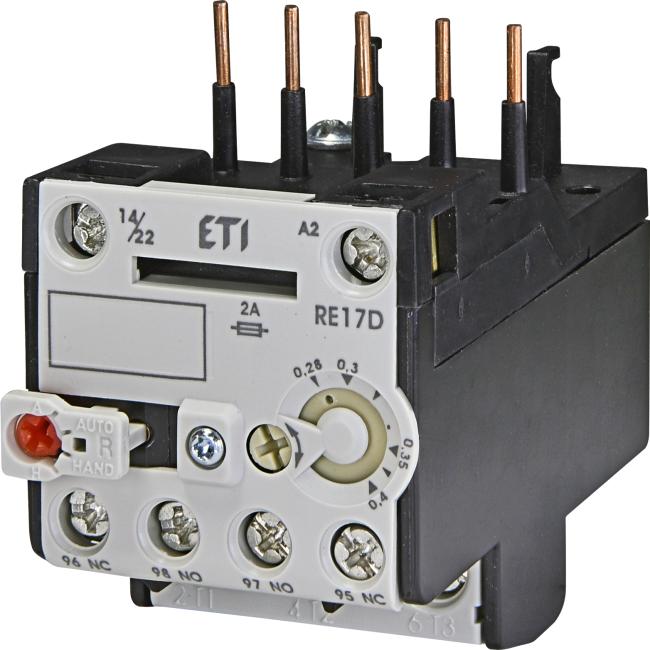 ETI Тепловое реле RE 17D-0,4 (0,28-0,4A) 004641400